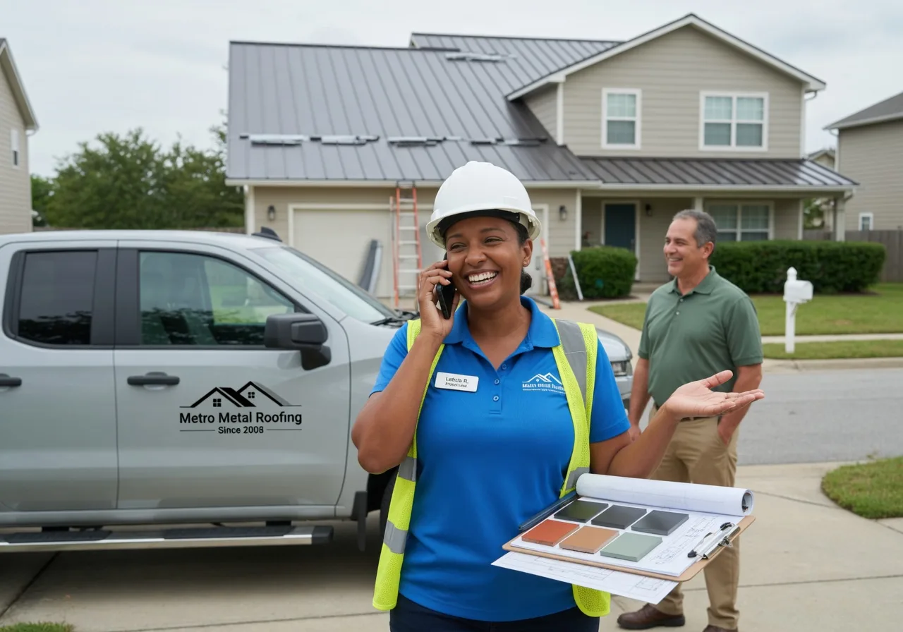 Storm Damage Metal Roof Repair in Hillsboro, TN